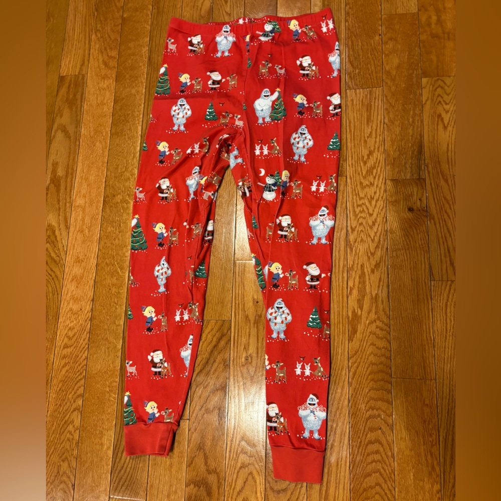 Pottery Barn Kids Red Holiday Pajama Bottoms adult XL
